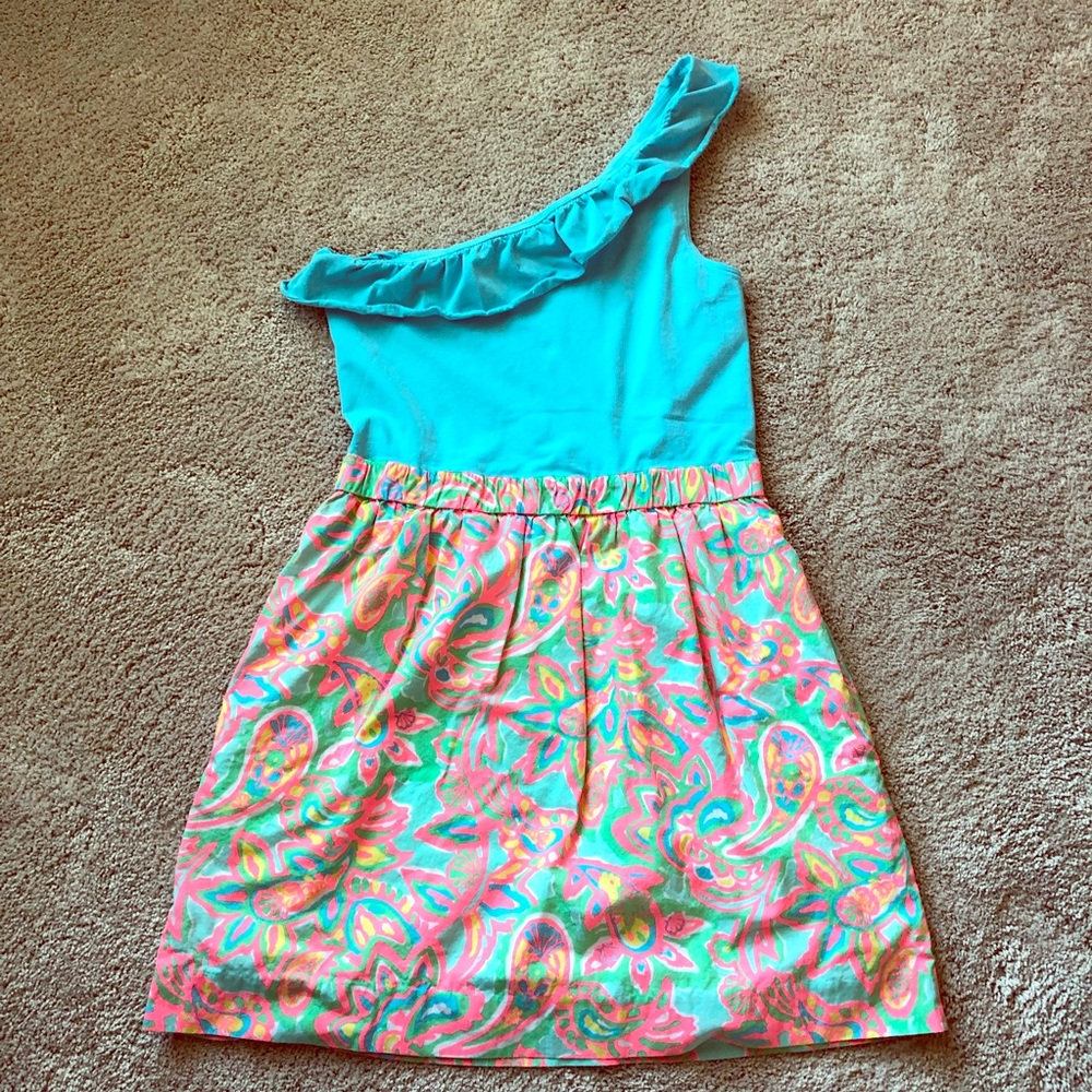Lilly Pulitzer one sleeve dress